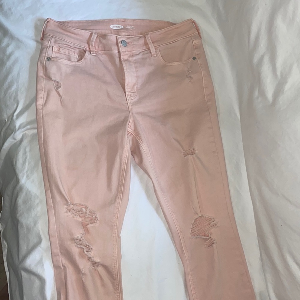 Old Navy Rock Star Super Skinny Jean’s- Pink ,Brand new , size 10.